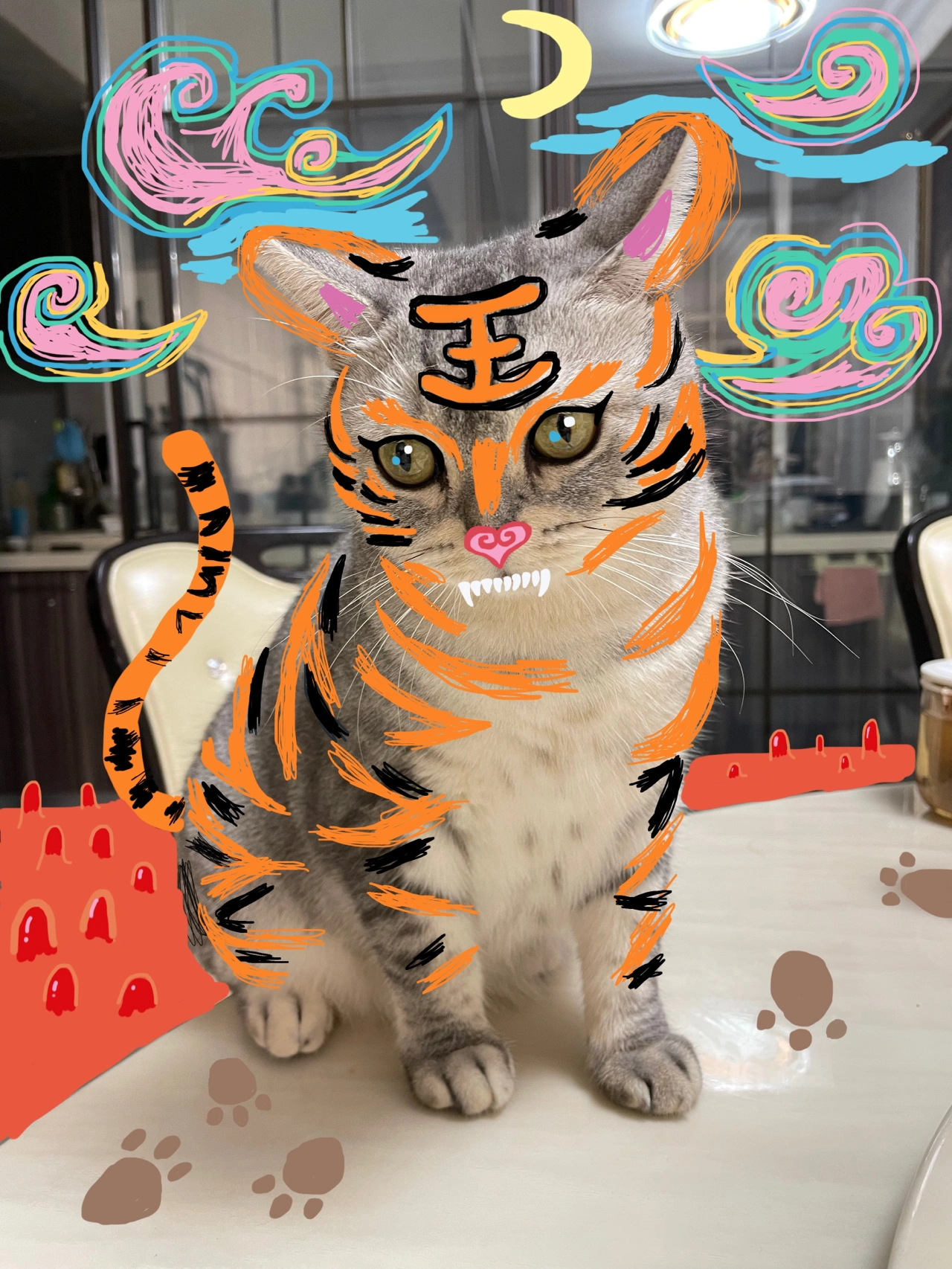 一手资讯:照猫画虎打一数字